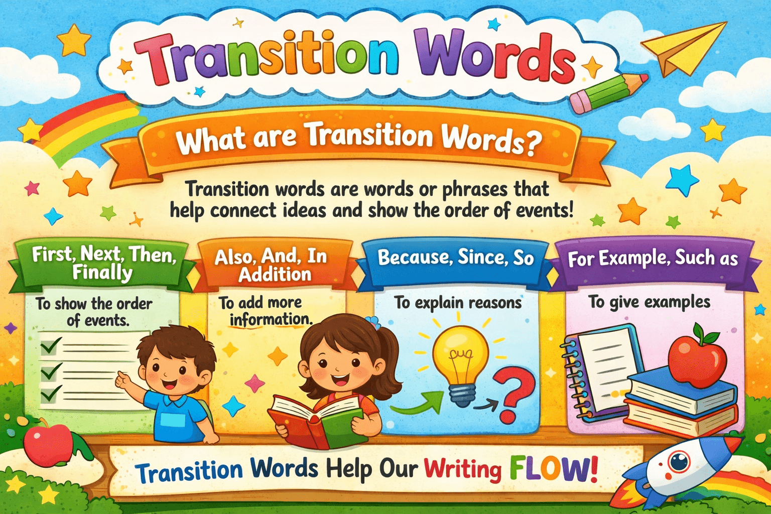 Transition Words for Kids