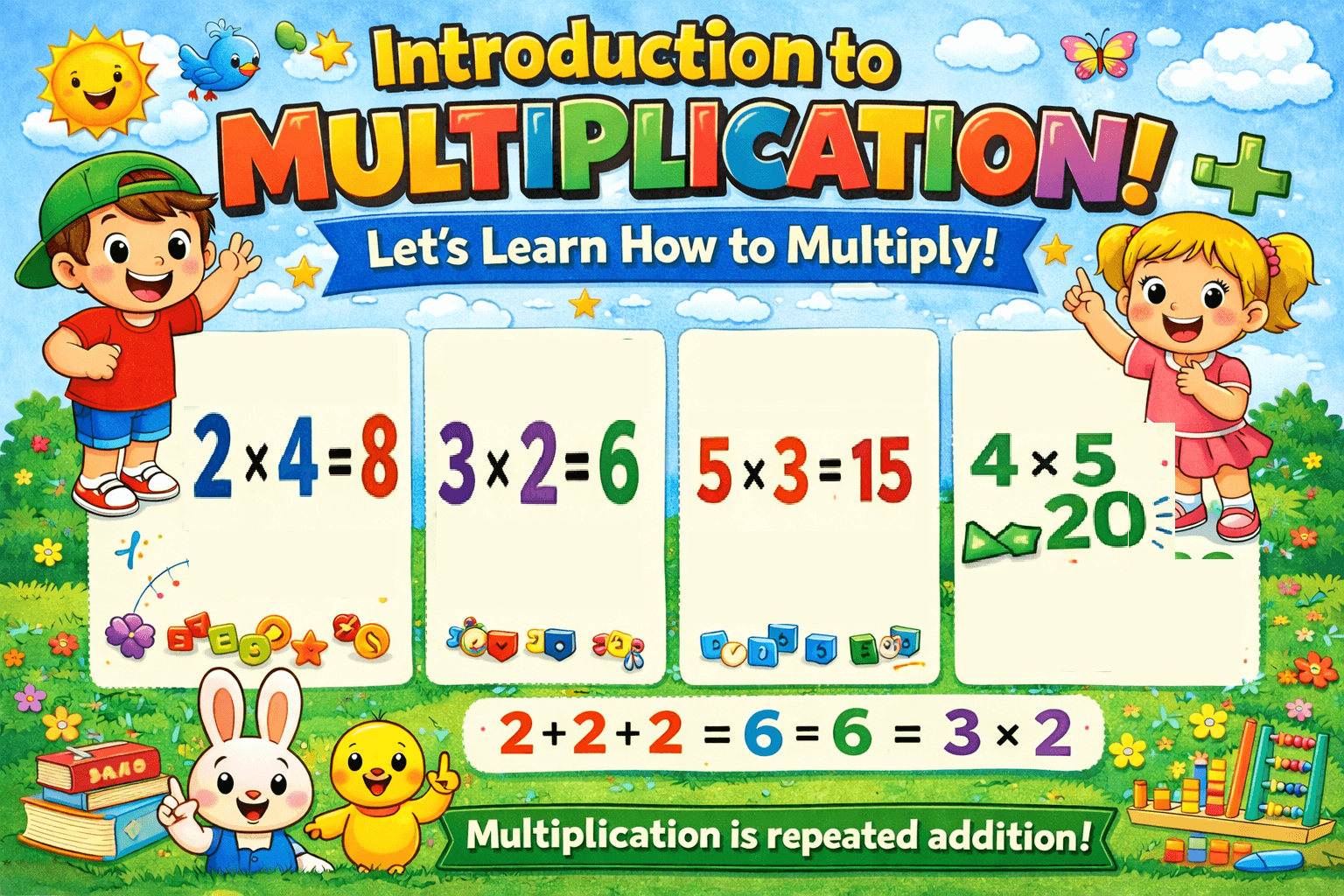 Introduction to Multiplication: Adding Groups Together