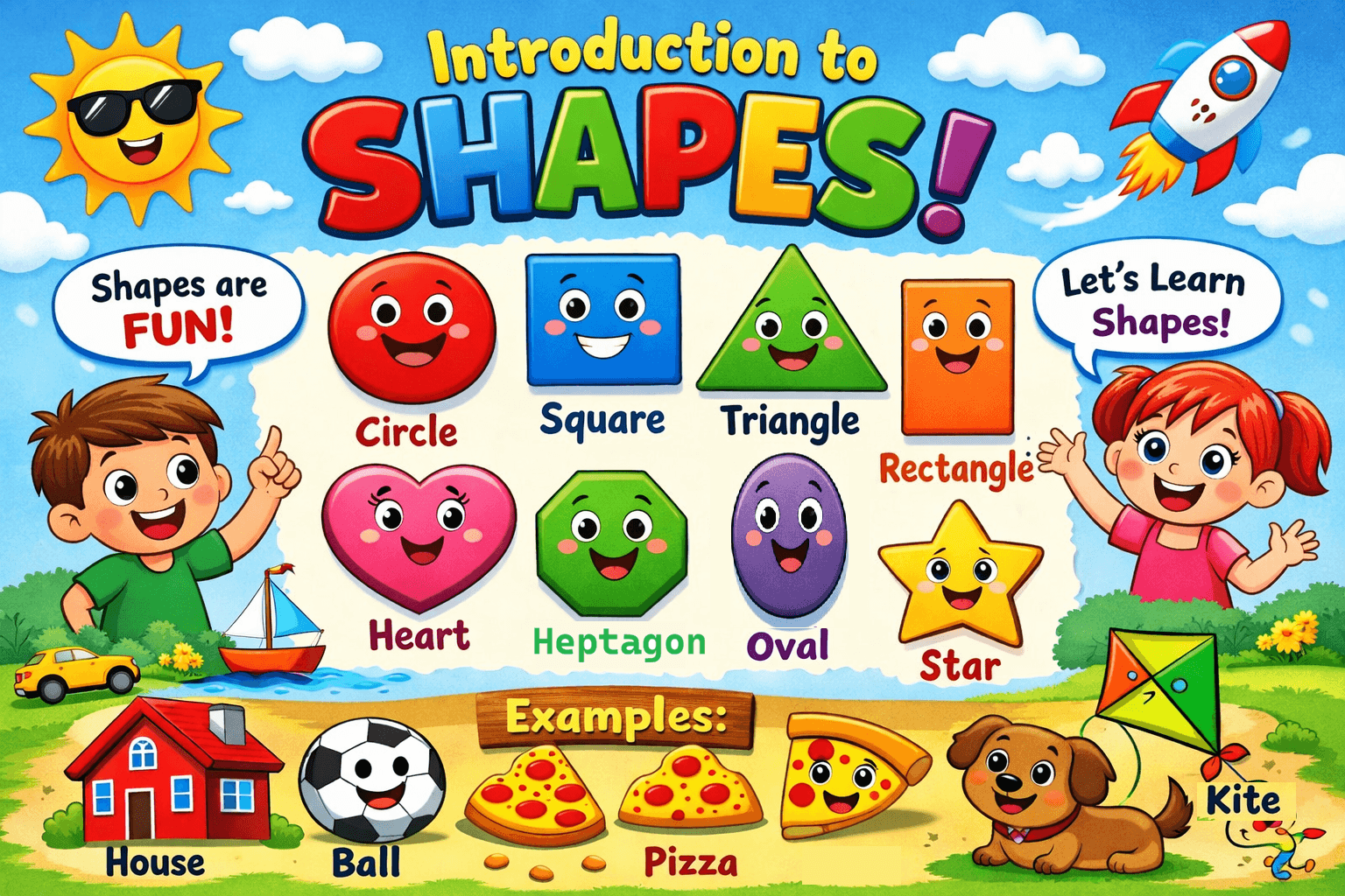 Introduction to Shapes for Kids: Discovering Shapes Around Us